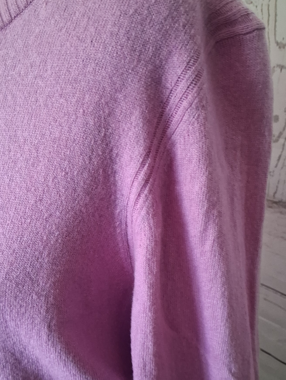 Banana Republic Filpucci Italian Yarn Crewneck Button-Front Cardigan Orchid L - Picture 2 of 9
